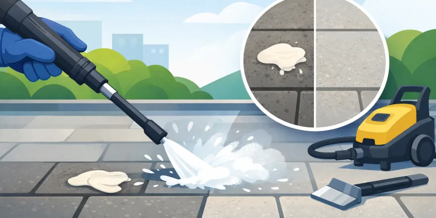 Chewing Gum Removal From Paving That Lasts