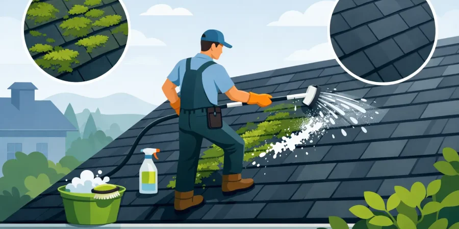 How to Remove Moss Safely