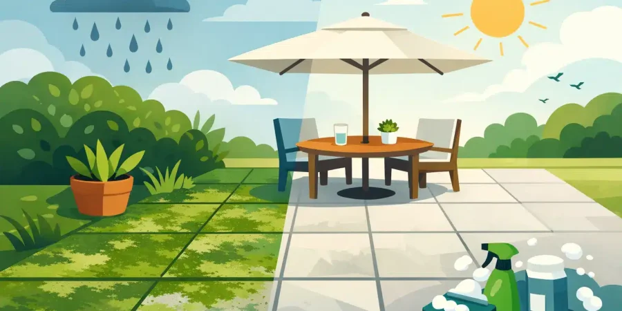 Why Is My Patio Turning Green? Causes and Cures